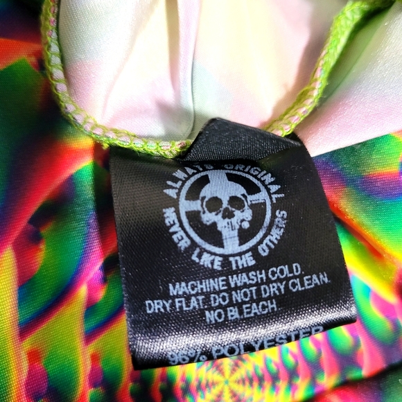 Lip Service Neon Tie Die Leggings Size Small - Picture 4 of 5